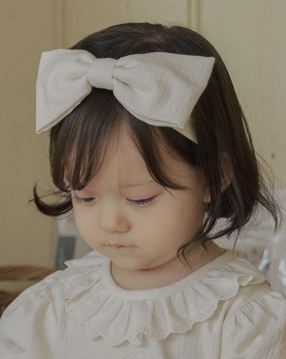 コットンリボンヘアバンド