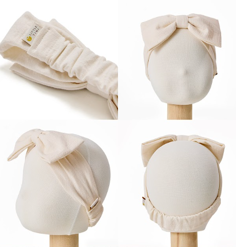 コットンリボンヘアバンド