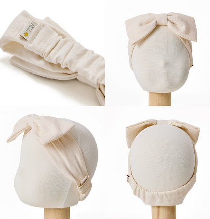 コットンリボンヘアバンド