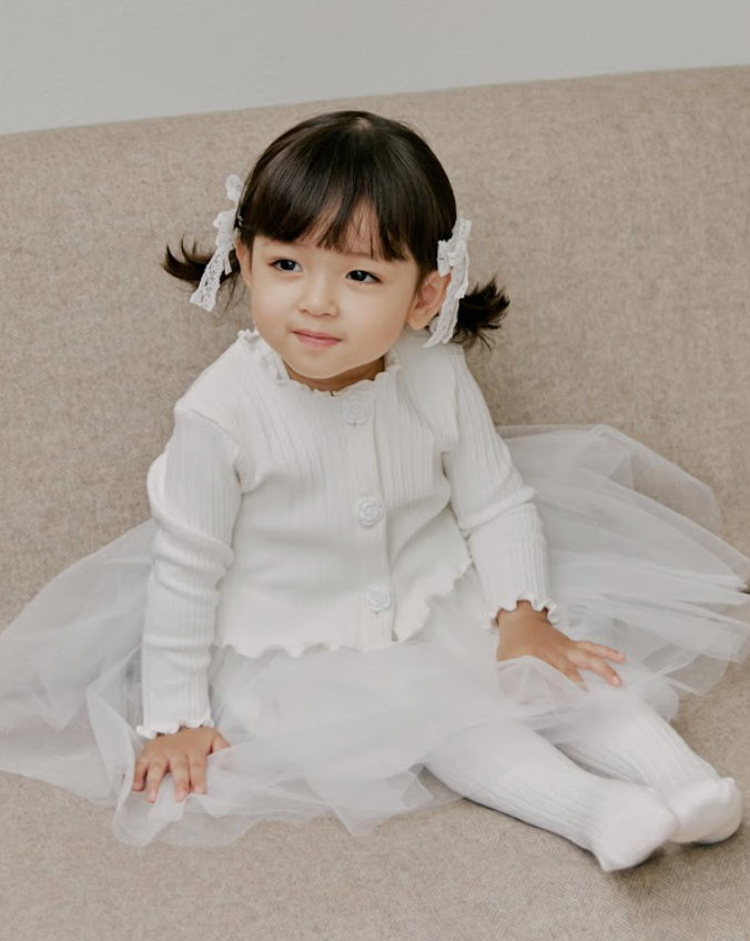 レースリボン ヘアピン２個セット