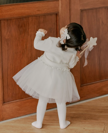 レースリボン ヘアピン２個セット