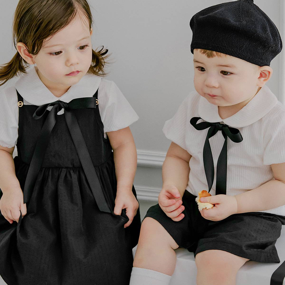 ケイン 半袖ブラウス　KANE Short Sleeve Blouse (White)