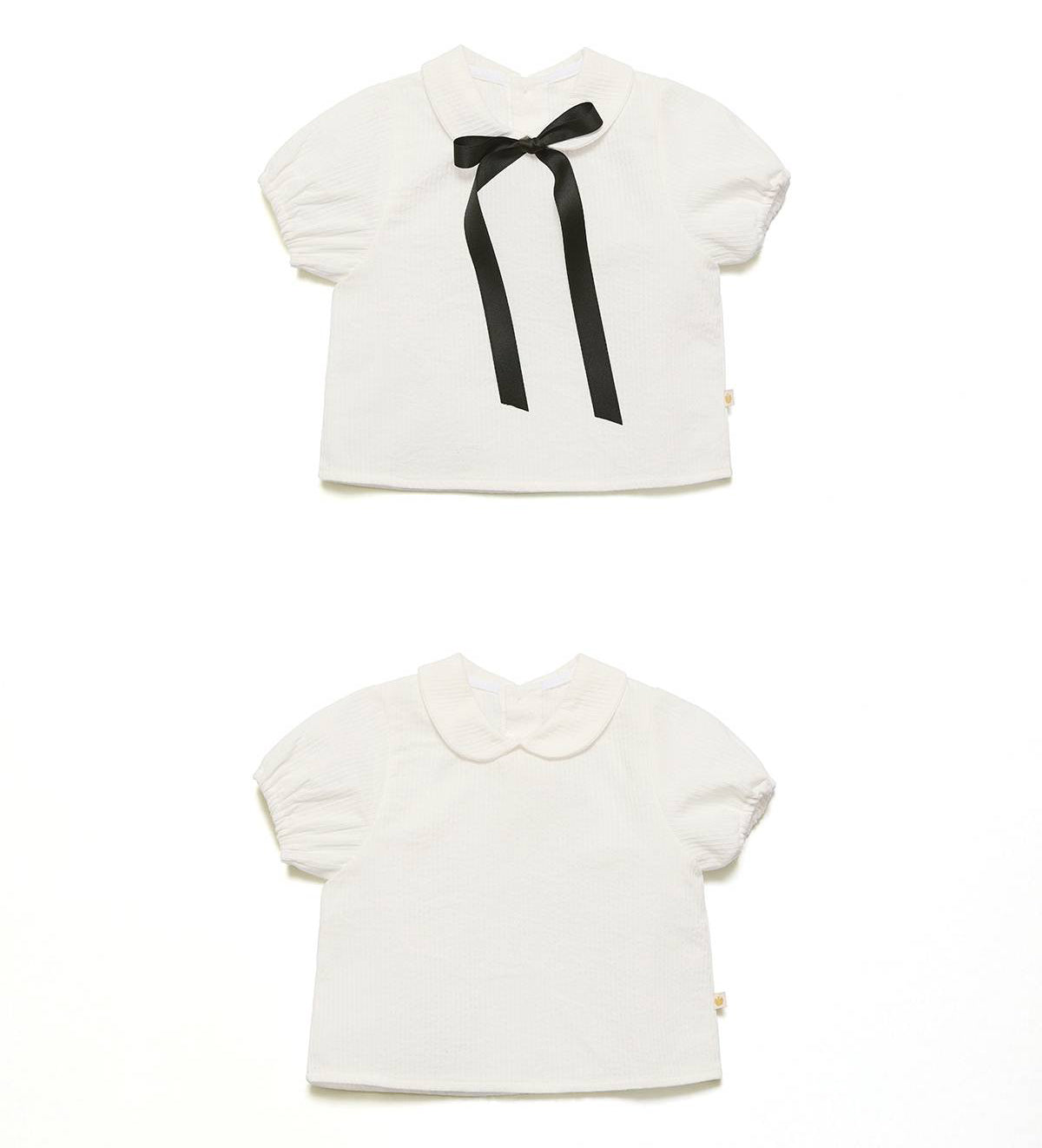 ケイン 半袖ブラウス　KANE Short Sleeve Blouse (White)