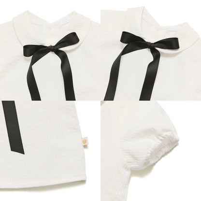ケイン 半袖ブラウス　KANE Short Sleeve Blouse (White)