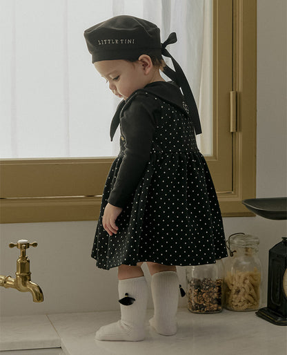 タッセルニーソックス＿ブラック