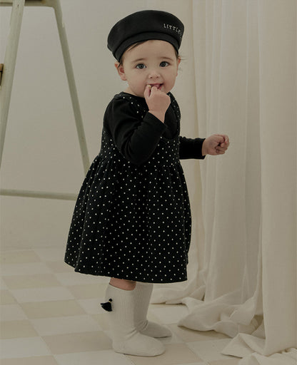 タッセルニーソックス＿ブラック