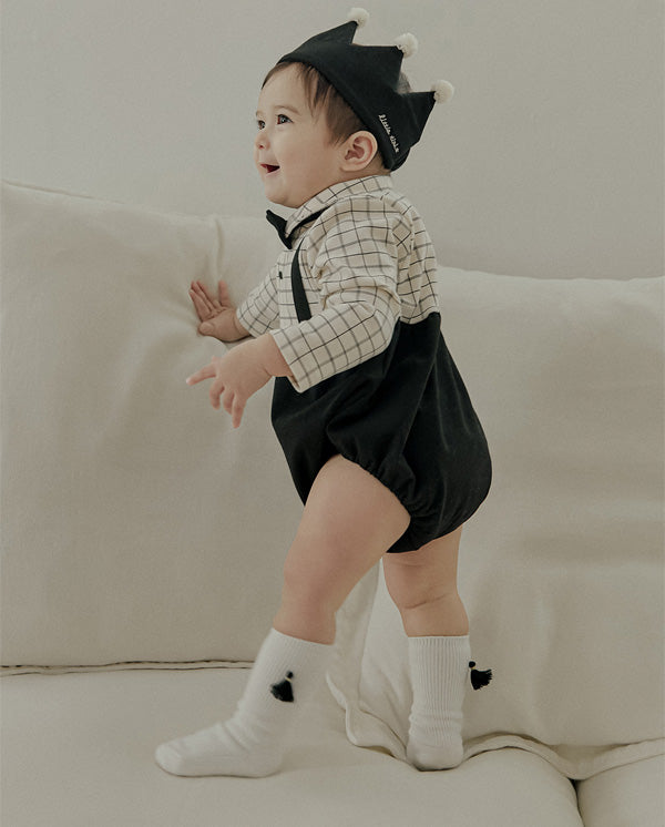 タッセルニーソックス＿ブラック